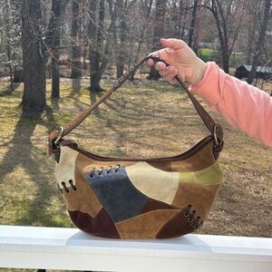 Coach Multicolor Patchwork Hobo Bag